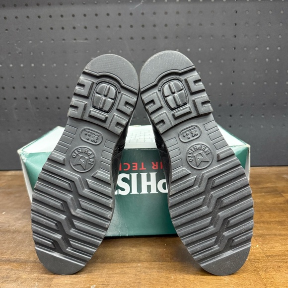 New W/ Box! Women's Mephisto Soft Air Silva Black Leather Chelsea Boots Size 6 - Picture 6 of 6